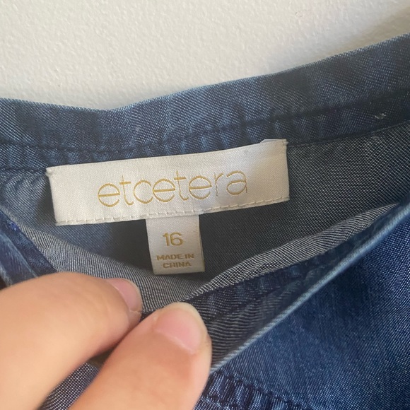 Etcetera Variable Denim Skirt - Picture 5 of 5